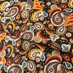 Paisley Pattern Fabric in Multicolor 2 yards